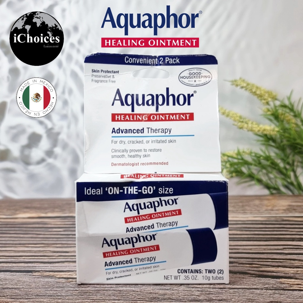 [Aquaphor] Advanced Therapy Healing Ointment 2 Tubes 10 g Each เจลบาล์ม ทาผิว