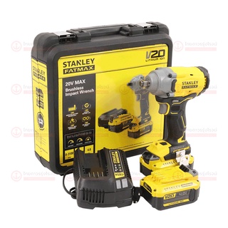 STANLEY BLM SBW920 บล็อกไร้สาย รุ่น SBW920M2K-B1 20v 370nm C1xB2x4.0ah |ชุด| TTR Store