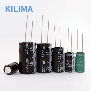 ตัวเก็บประจุอลูมิเนียมไฟฟ้า 400V 1uF 10uF 22uF 33uF 47uF 100uF 470uF 680uF 560uF 820uF
