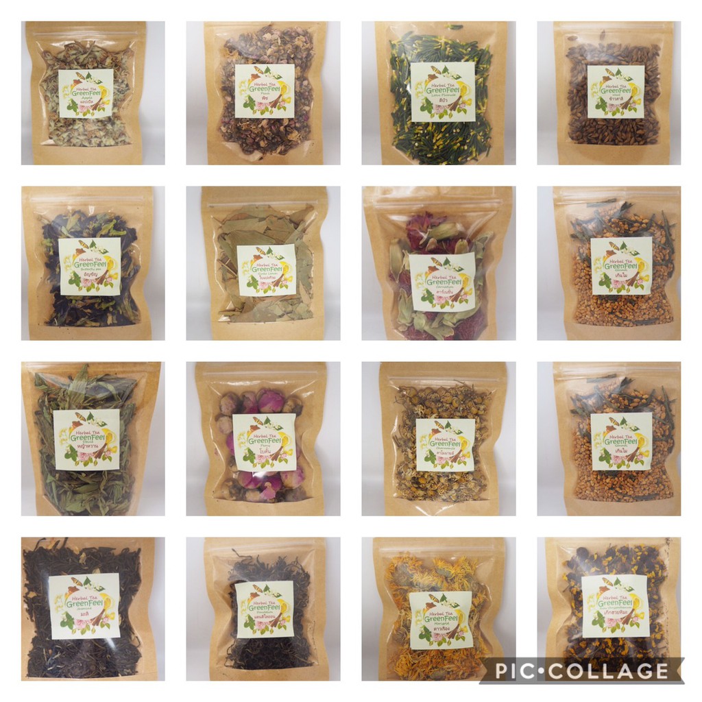 Herbal Tea and Flower Tea ชาสมุนไพรและชาดอกไม้ ขนาดพกพา | Shopee Thailand