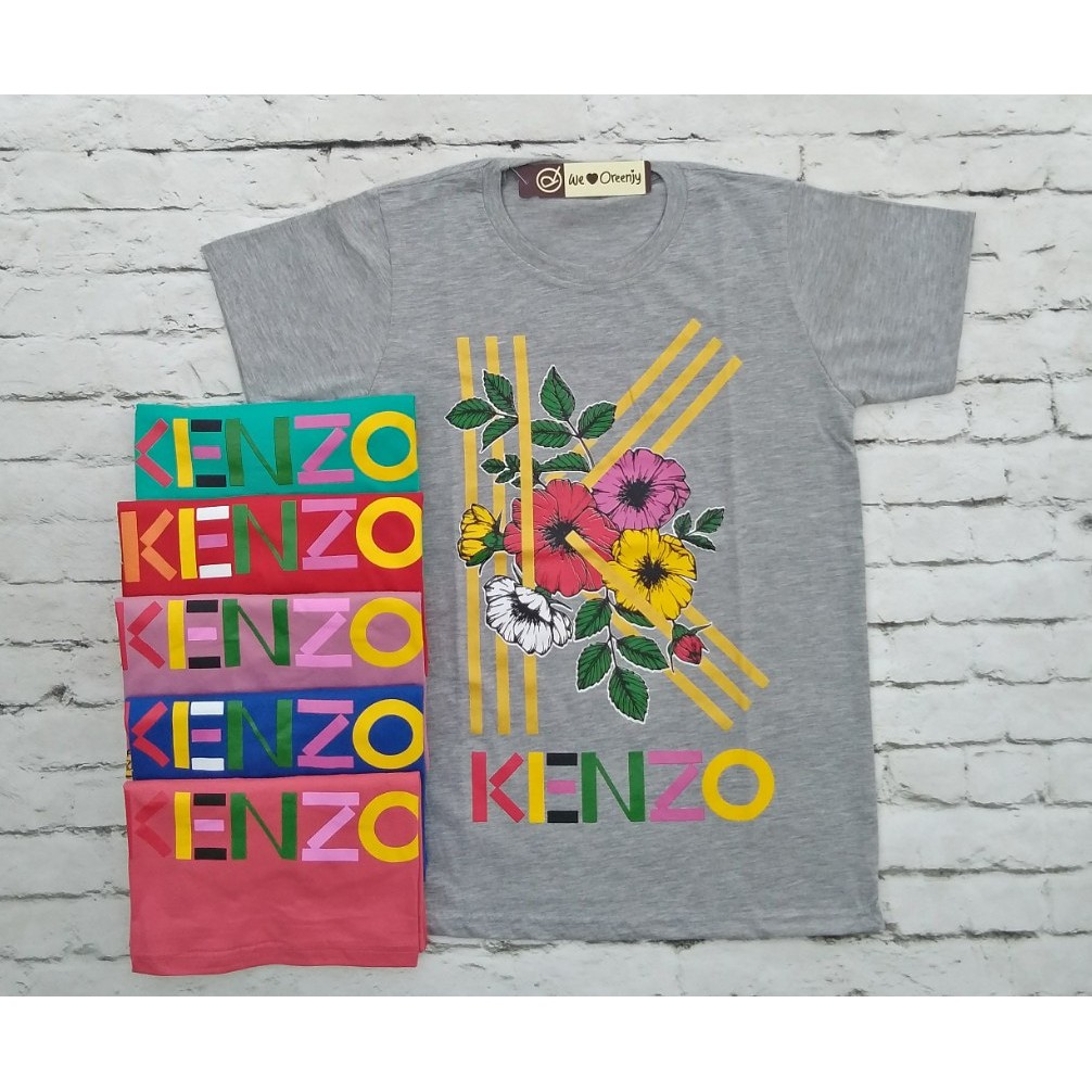 6858 KZ flower เสื้อยืดขนาดกลาง by oreenjy