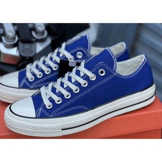 (ราคาพิเศษ) รุ่นสุดฮิตขายดี!!รองเท้าผ้าใบหุ้มส้น Converse  FirstString 1970s Repro​ Low-Top สีน้ำเงิน ส่งด่วน-ส่งเร็ว