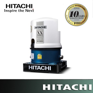 ปั๊มน้ำอัตโนมัติฮิตาชิ แบบถังแรงดัน WT-P 300 XX ปั๊มน้ำ HITACHI Water Pump Series XX รุ่นใหม่ ปี 2020 ขนาด 300w