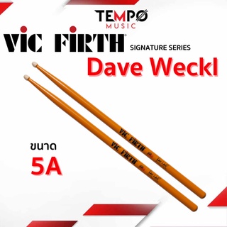 ไม้กลอง Dave Weckl Vic Firth Signature Seris สีส้ม