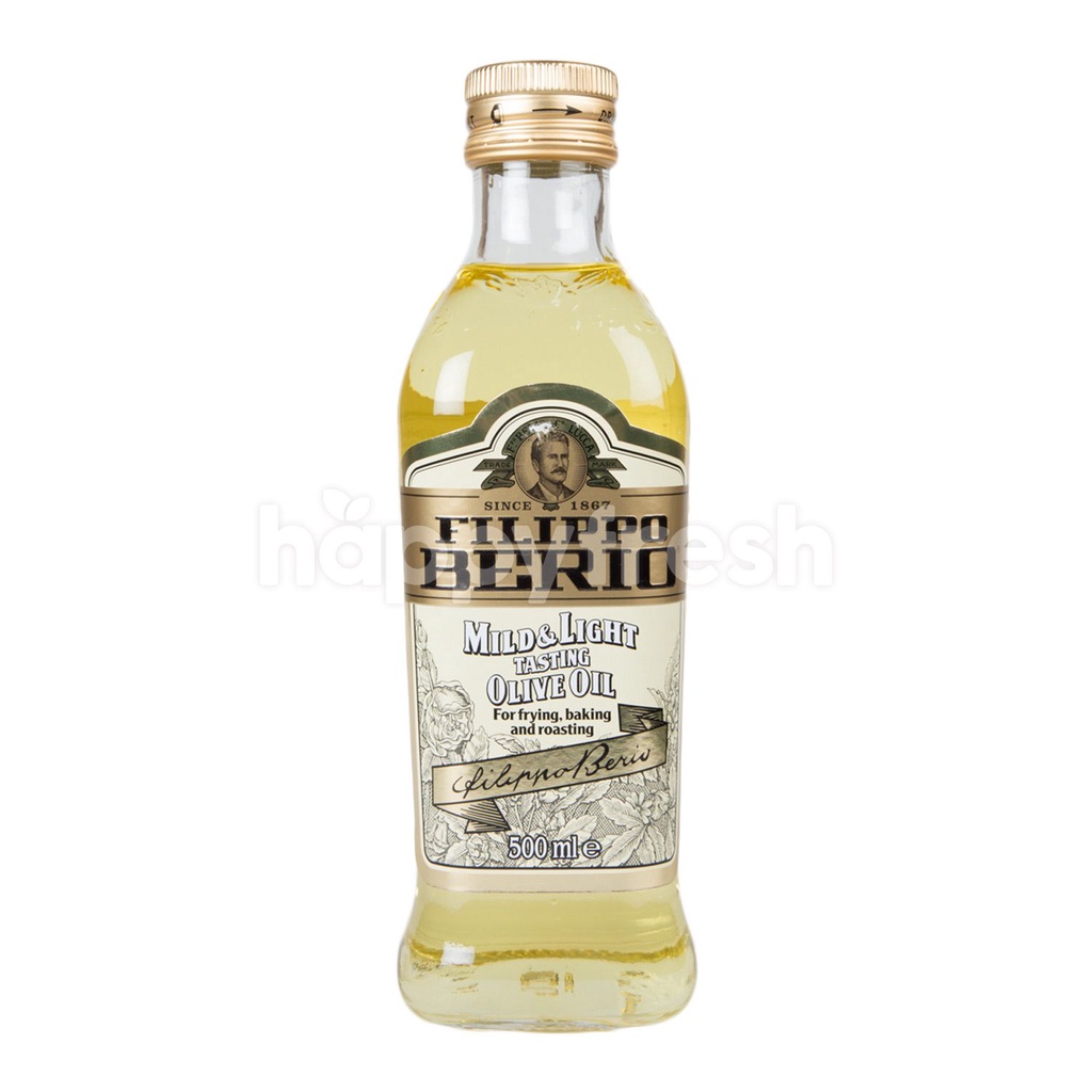 น้ำมันมะกอก ฟิลิปโป เบอร์ลิโอ (FILIPPO BERIO) ขนาด 500 ml สูตร Mild & Light Olive Oil