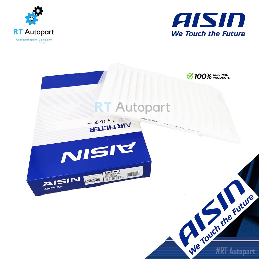 Aisin กรองอากาศ Toyota Camry ACV40 ACV41 ปี06-12 ACV50 ACV51 ปี12-15 เครื่อง 2AZ-FE ASV51 2.5 ปี12-18 | 17801-0H030