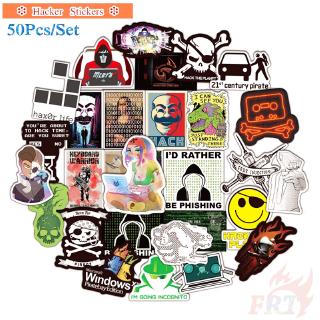 ❉ Dark Web Hacker Series 01 สติ๊กเกอร์ ❉ 50Pcs/Set DIY Fashion Mixed Waterproof Doodle Decals สติ๊กเกอร์