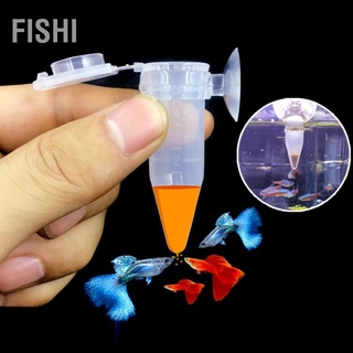 Fishi Durable Transparent Aquarium Shrimp Larvae Feeding Tube Fish Feeder for Freshwater Saltwater