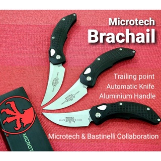 มีดพับออโตเมติค Microtech Brachial, Aluminium handle *Sale*