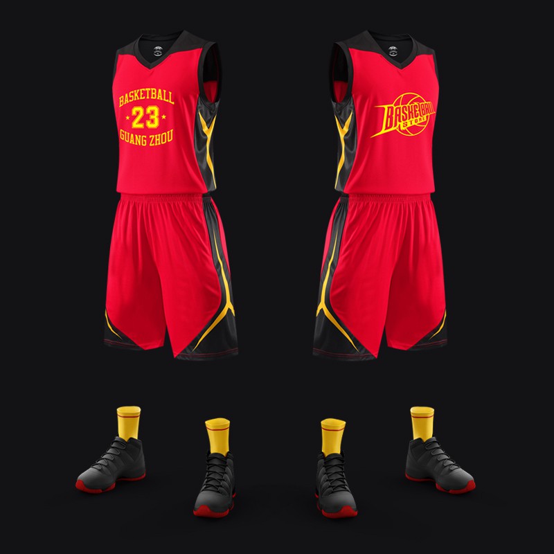 ♕♦ Basketball suit men''s sports team uniform college students game training clothes vest print