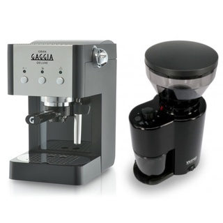 Gran Gaggia Deluxe + WPM ZD-10T ขุดเครื่องชงกาแฟเอสเปรสโซ แกรน กาจเจีย ดีลักส์ บวกเครื่องบดเมล็ดกาแฟ WPM ZD-10T