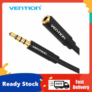 สายเคเบิ้ล Vention 3.5 มม. AUX Male to Female Cable