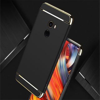 3 in 1 เคสชุบไฟฟ้า แบบแข็ง ปิดด้านหลัง เนื้อแมตต์ สําหรับ Xiaomi Mi Mix 2