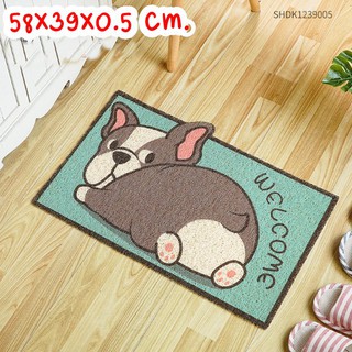 พรมดักฝุ่น non-slip mat ลาย 3D น้องหมา น้องแมว