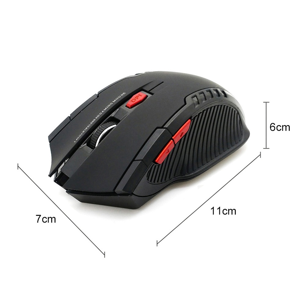 เมาส์เกมมิ่งไร้สาย 2.4GHZ  เมาส์ออปติคัลไร้สาย บลูทูธ แบบเงีย คอมพิวเตอร์ตั้งโต๊ะ/แล็ปท็อป ใช้ได้ - รูปที่ 5