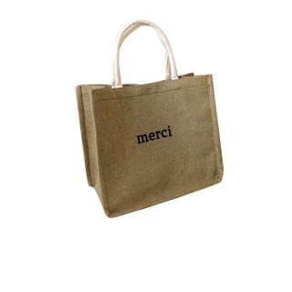 【พร้อมส่ง】miss bag fashion กระเป๋าสะพายข้าง กระเป๋าถือ Merci