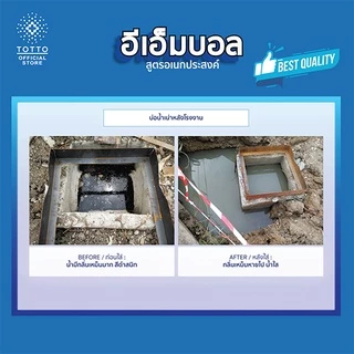 อีเอ็มบอลโต๊ตโตะ สูตรอเนกประสงค์ บำบัดน้ำ กำจัดกลิ่น บรรจุ 30 ลูก
