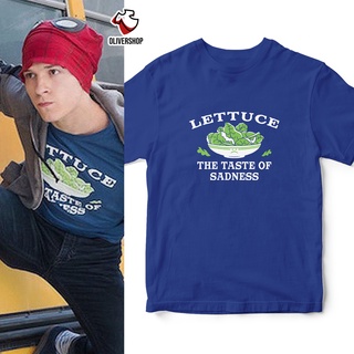 เสื้อผ้าผชเสื้อยืด พิมพ์ลาย Spiderman LETTUCE THE TASTE OF SADNESS MARVEL - PREMIUM Combed 24s 24s สําหรับผู้ชาย และผู้ห