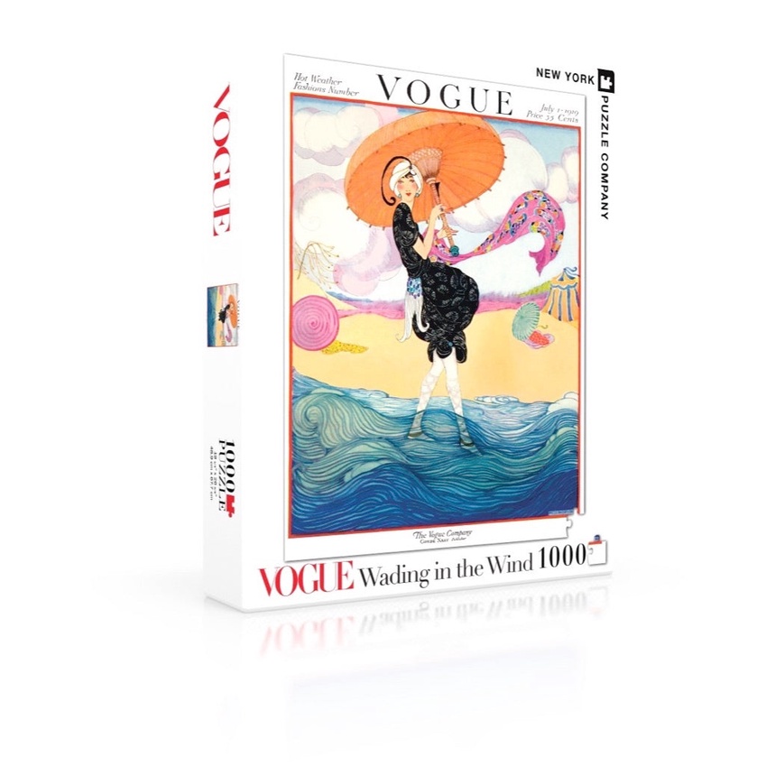 Vogue: how the wind blows 1,000pc puzzle - จิ๊กซอว์รูปนิตยสารวินเทจ vogue 1,000 ชิ้น