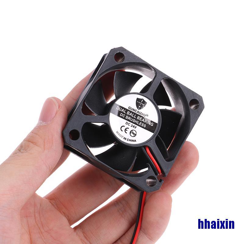 (Haixin) พัดลมระบายความร้อน 5020 5V 12V 24V 50x50x20 มม. 2-Pin