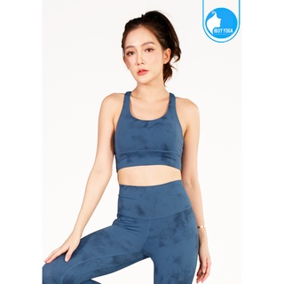 สปอร์ตบรา บราโยคะ บราออกกำลังกาย IBY - Yoga Sport Bra Cloud - Dark Blue น้ำเงินเข้ม