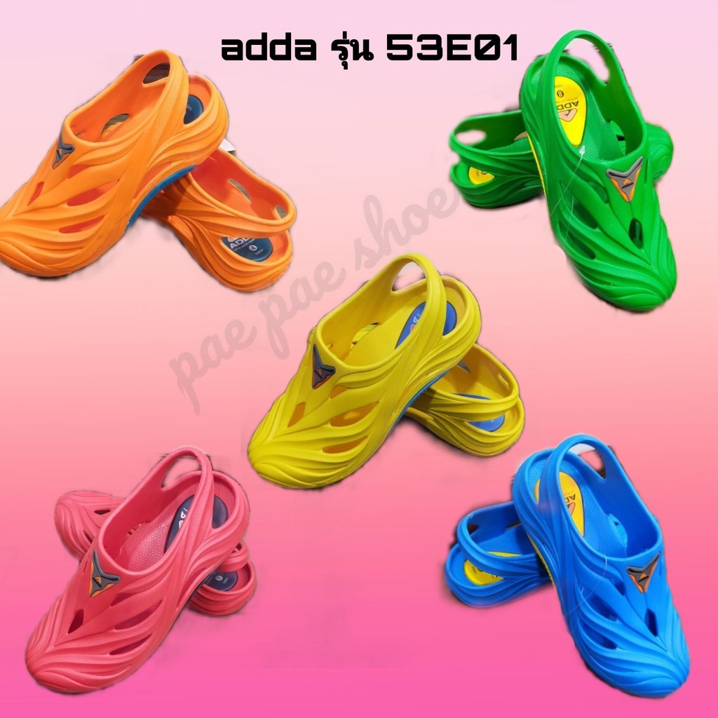 รองเท้ารัดส้น Addaplay รุ่น53E01  รองเท้าวิ่ง น้ำหนักเบามาก เนื้อไฟล่อน ไซส์  36-44