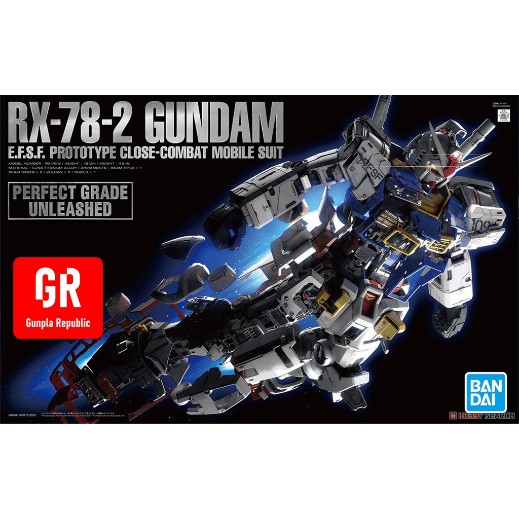 PG Unleashed RX-78-2 Gundam Bandai 1/60