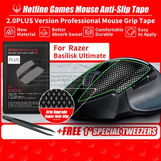 Hotline Games 2.0Plus เทปกันลื่นสําหรับเมาส์เล่นเกม Razer Basilisk Ultimate/V2/X HyperSpeed เทปกันลื่น