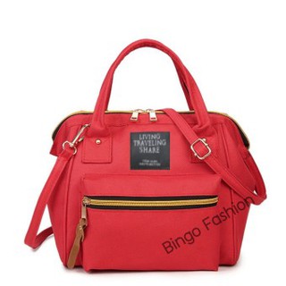 Wonderful Bingo fashion Japan Women Bag กระเป๋าสะพายข้างสำหรับผู้หญิง (Red)