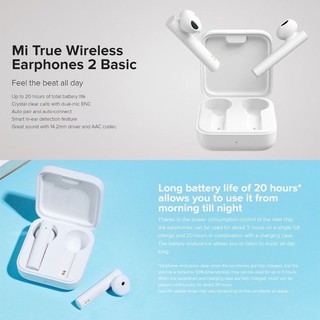 Xiaomi mi true wireless earphones 2 basic Air2 SE หูฟังไร้สายบลูทูธ