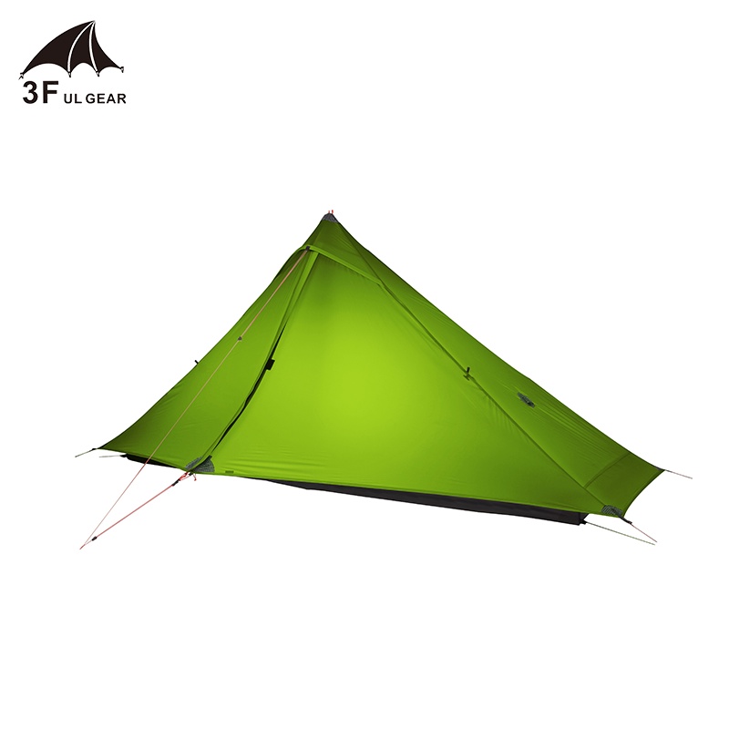 3F UL GEAR LanShan 1 pro 1 คนกลางแจ้ง Ultralight Camping เต็นท์ 3 ซีซั่น Professional 20D ไนลอนทั้งส