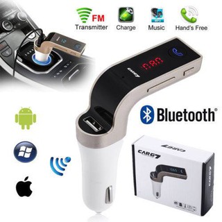 PP อุปกรณ์รับสัญญาณบลูทูธในรถยนต์ CAR G7 Bluetooth FM Transmitter MP3 Music Player SD USB