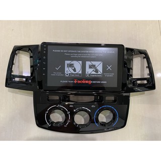 Alpha coustic เครื่องเล่นติดรถยนต์พร้อมจอ 2 Din จอขนาด 10นิ้ว ตรงรุ่น Toyota Hilux vigo Champ ปี 2011-2014 ระบบ Android