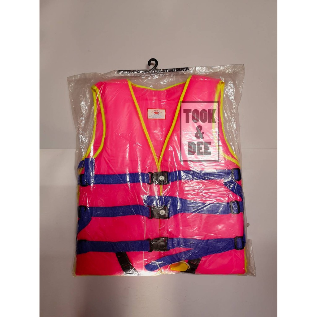 พร้อมส่งครบเบอร์ !!! เสื้อชูชีพ เด็ก/ผู้ใหญ่ พร้อมนกหวีด สายรัดเป้า ราคา ถูกที่สุด ดีลบีเคเค แกลเลอรีภาพที่ 6