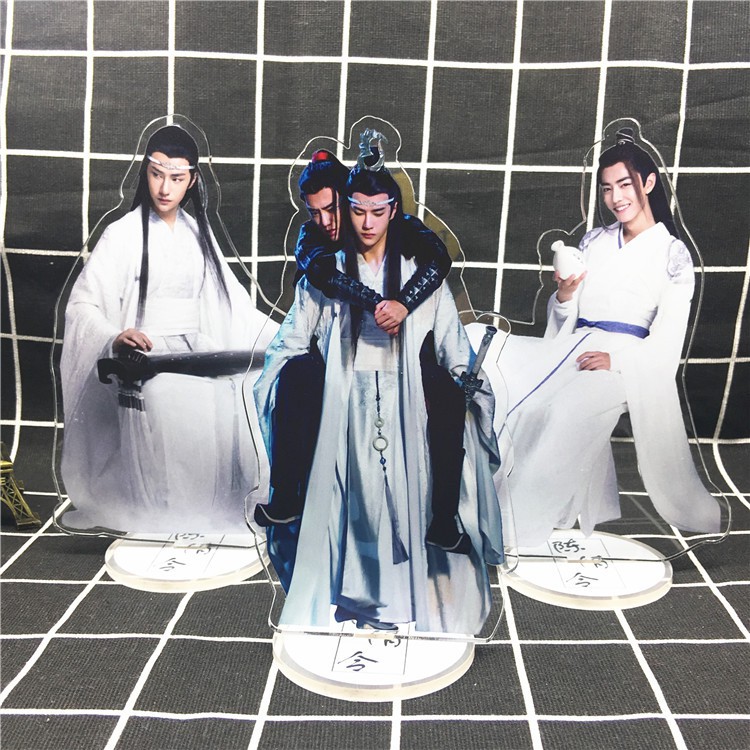 The Untamed Wei Wuxian Xiaozhan Wang Yibo Lixian อะคริลิค Standee โต๊ะตกแต่ง