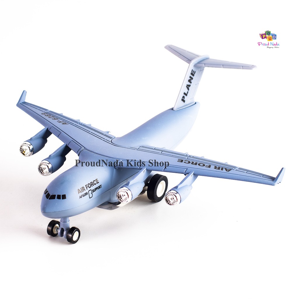 ProudNada Toys ของเล่นเด็ก โมเดล เครื่องบิน แอร์ฟอร์ซวัน DIE-CAST MILITARY MODEL C-17 TRANSPORT PLAN