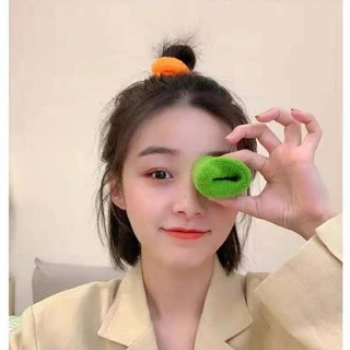 บ้านพลู🏠 ยางรัดผม ผูกผม เส้นใหญ่ น่ารัก สีสดใส ยางมัดผม ผู้หญิง สไตส์เกาหลี