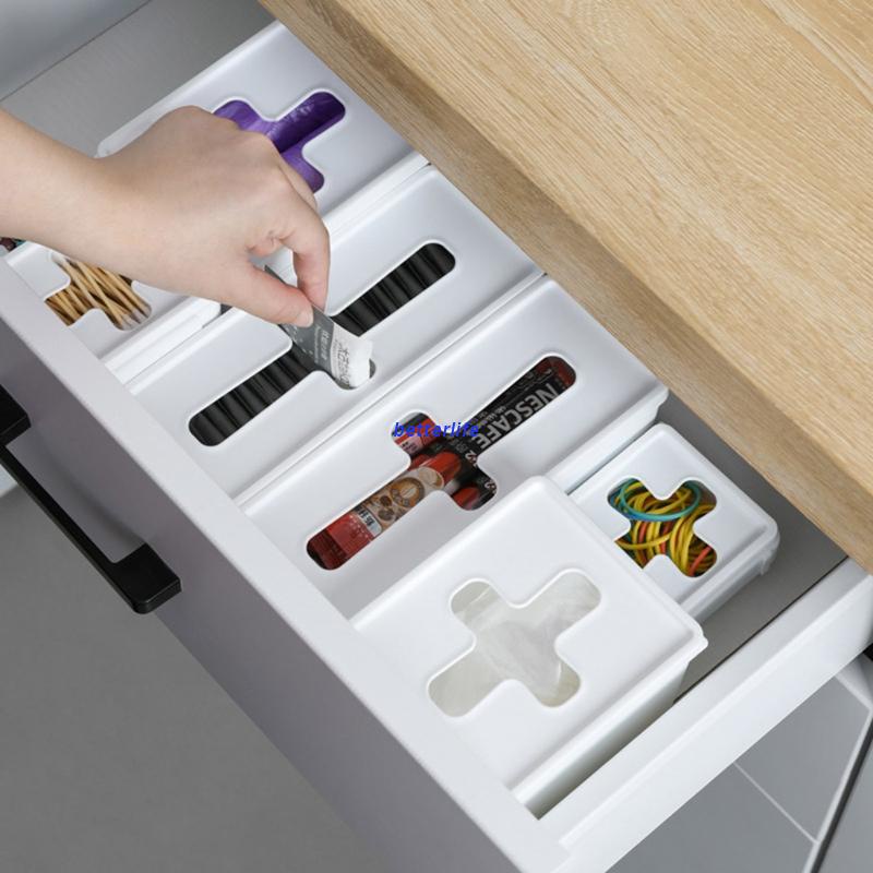 BTF Multifunction Tissue Box Cross Mouth Storage Box Modern Square ...