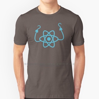 [COD]เสื้อยืด ผ้าฝ้ายแท้ 100% พิมพ์ลาย React Js Hooks Reactjs Js JavascriptS-5XL