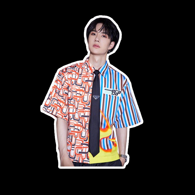 สติ๊กเกอร์ สติ๊กเกอร์ไดคัท สติ๊กเกอร์กันน้ำ สติ๊กเกอร์ติดรถ สติ๊กเกอร์ดารา หวังอี้ป๋อ Wang Yibo