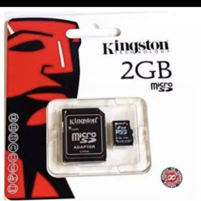 พร้อมส่ง Kingston Memory Card Micro SD SDHC 2GB Class 10 คิงส์ตันเมมโมรี่การ์ด 2 GB Kingston