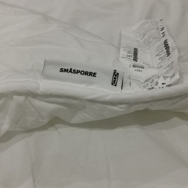 มือ2เหมือนใหม่ ไส้ผ้านวม IKEA รุ่น SMASPORRE ขนาด 200x200 เซน เหมาะกับเตียง5ฟุต  ใช้ใส่ปลอกผ้านวมได้