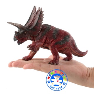 Munich Play - ไดโนเสาร์ Pentaceratops แดง ขนาด 17.00 CM (จากหาดใหญ่)