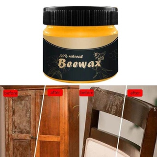 Beewax 80กรัม ขัดไม้ ขี้ผึ้งทําความสะอาดไม้ ทําความสะอาดเฟอร์นิเจอร์ ชุบชีวิตเฟอร์นิเจอร์ไม้ ผึ้งในครัวเรือน Care