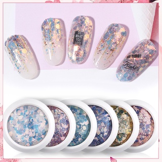 &lt;Sale&gt; 3D Mini Size Holographic Nail Art Sequins Glitter Powder Polish Decorations