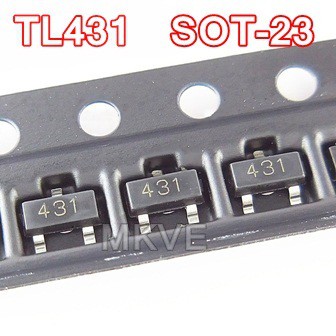 (50ตัว) AZ431 , KIA431 , KA431 , AS431 , TL431 , SOT-23 (รหัสสินค้า M00134)