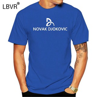 Novak Djokovic Print Cotton Short Sleeve MenS T-Shirt Casual Blue T2Nw