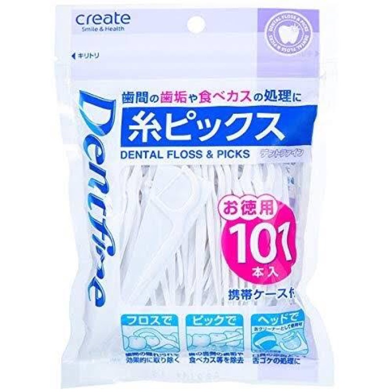 Dental floss & picks (101ชิ้น) นำเข้าจากญี่ปุ่น