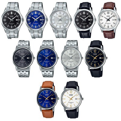 Casio l กระจกกันรอย l แบตเตอรี่10ปี MTS-110D,MTS-110L,MTS-100D-1,MTS-100D-7,MTS-100L-1,MTS-100