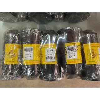 ด้ายไนล่อน ด้ายสานแห หลอดปากแตร เบอร์ 3, 4, 6, 9 รุ่น 210 น้ำหนัก 100 กรัม ตราเรือใบ สีดำ